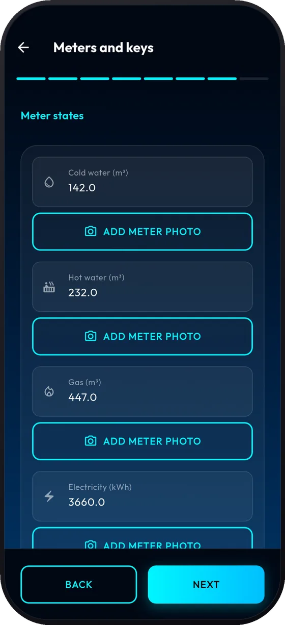 Recording meter readings